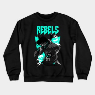 Ninja Warrior Rebels Crewneck Sweatshirt